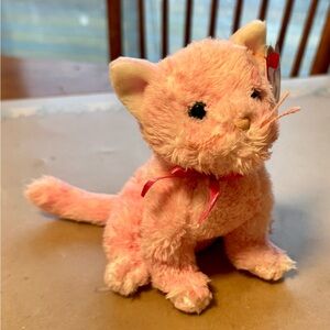 Fleur the Cat Beanie Baby with Tag